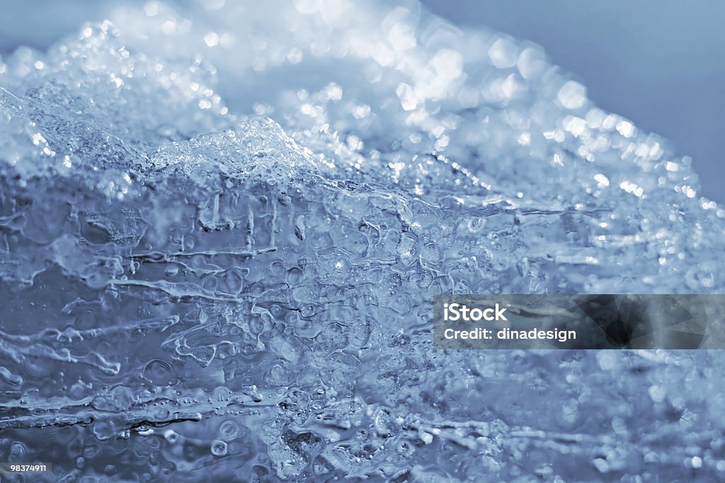青氷の背景 - ひびが入ったのロイヤリティフリーストックフォト