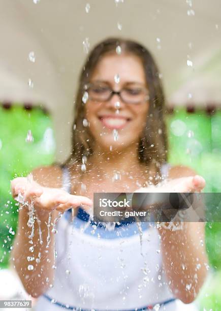 Clean Water Drops On The Hands Stock Photo - Download Image Now - Adult, Adults Only, Below