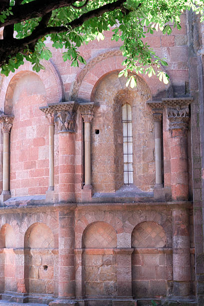 istock Sant Joan de les Abadesses (Catalonia, Spain): abbey, church apse 98377677