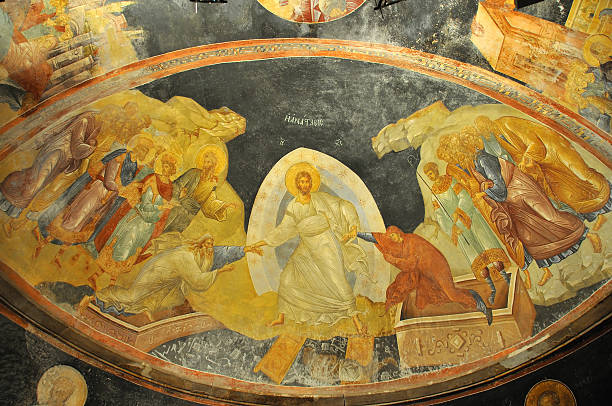 istock Jesus, Adam and Eve 98378559