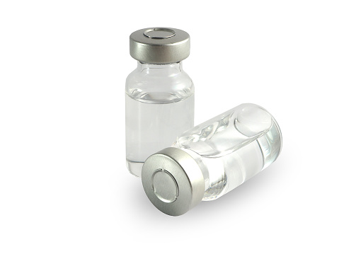 ampollas médicos aislados sobre fondo blanco aislado, medicina, drogas photo