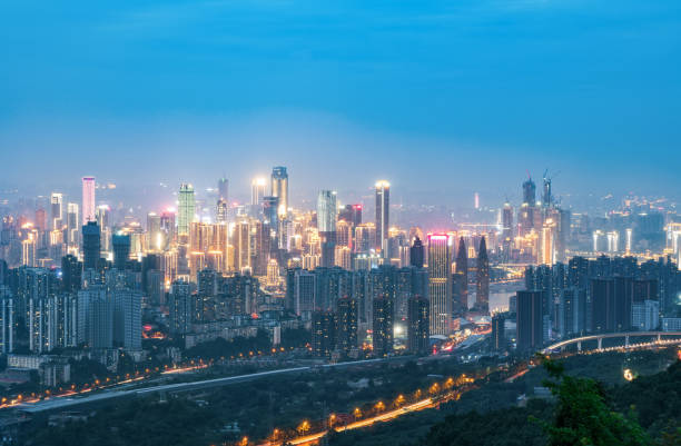 istock Modern metropolis skyline, Chongqing, China, Chongqing panorama. 983797738