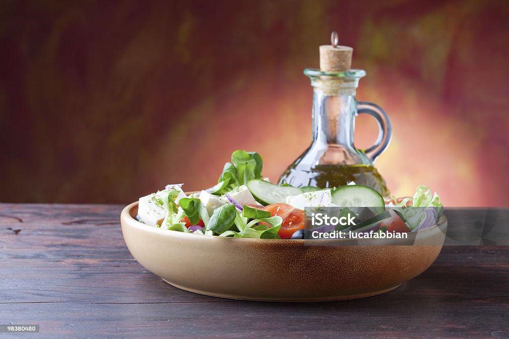 La cocina mediterránea - Foto de stock de Aceite de oliva libre de derechos