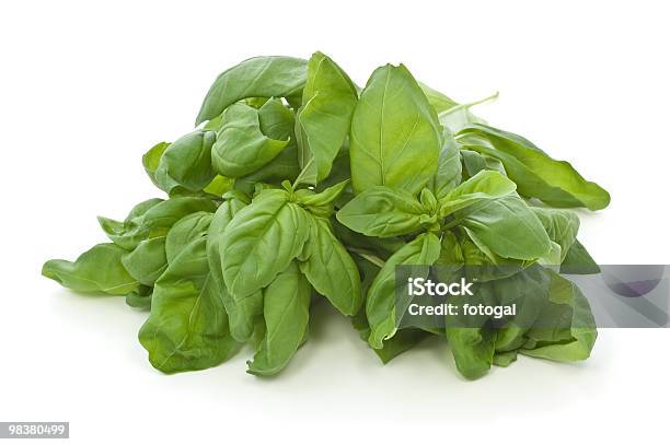 Fresh Basil Stock Photo - Download Image Now - Basil, Bunch, Color Image