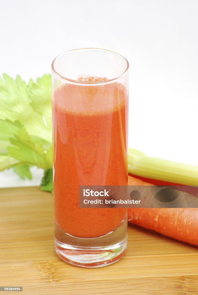 Raw Carrot Vegetable Juice  Antioxidant Stock Photo