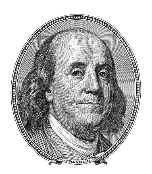 istock Franklyn Benjamin portrait from one hundred dollar bill isolated 983882150