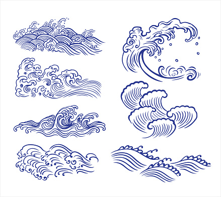 See Wave Design Wave Design Stock Illustration - Download Image Now - Wave - Water ...