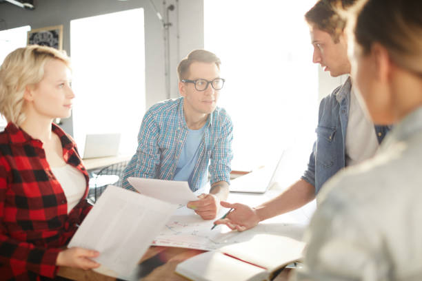 istock Meeting of young engineers 983890670