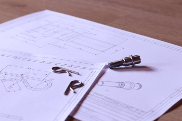 istock From the 3D model, blueprints to finished product 983906818