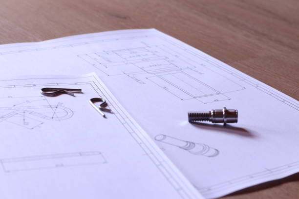 istock From the 3D model, blueprints to finished product 983906854