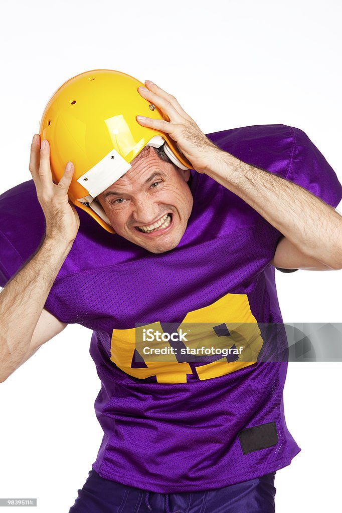 Capacete de Futebol americano - Foto de stock de 45-49 anos royalty-free