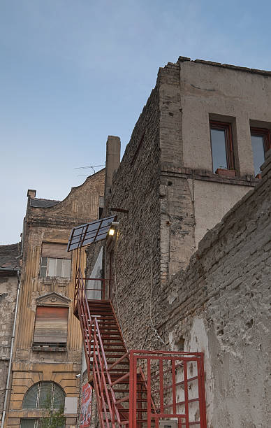 istock Old house's facade in HDR 98395378