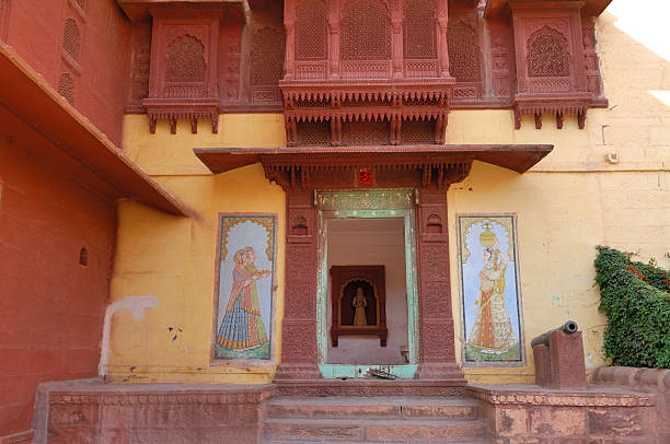 istock Rajasthan- painting in the palace 98395391
