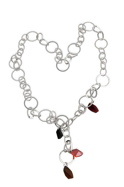 istock Necklace with semi-precious gems. 98395408