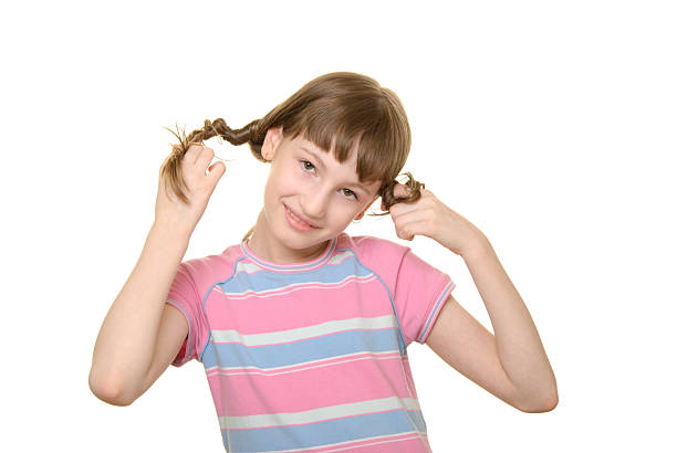 istock Happy nice girl isolated 98395655
