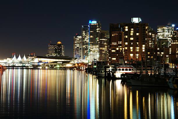 istock Beautiful night scene of downtown Vancouver 98395728