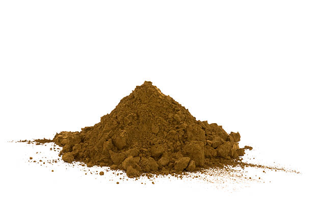 istock Pile of soil isolated on white 98395877
