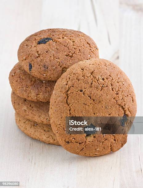 Oatmeal Cookies With Raisins Stock Photo - Download Image Now - Bakery, Brown, Cake