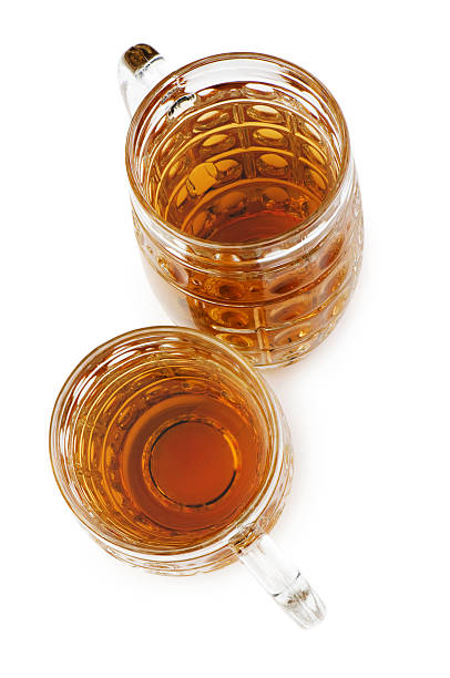 istock Beer glasses isolated on the white background 98396589