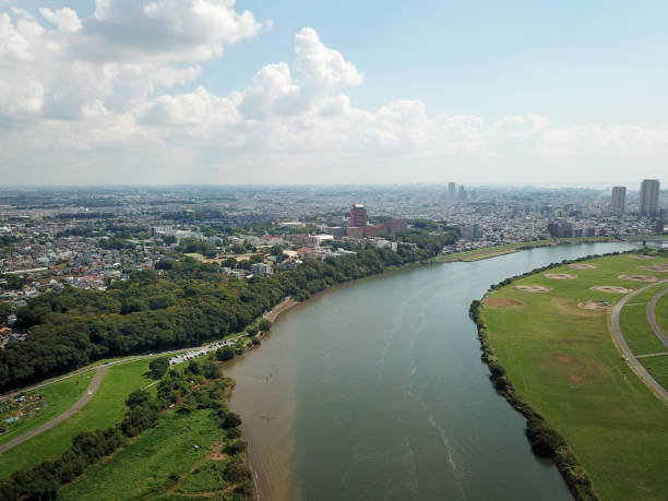 istock Aerial view from the sky above Edogawa 983998976
