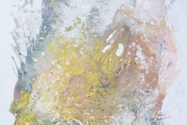 istock Abstract oil painting. Squirrel  on white background, close u 984004356