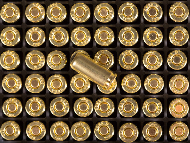 istock Cartridges of 9mm pistols ammo 984014476