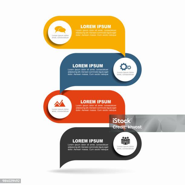 Infographic For Text Infographic Design Template With Place For Your Text Vector ...