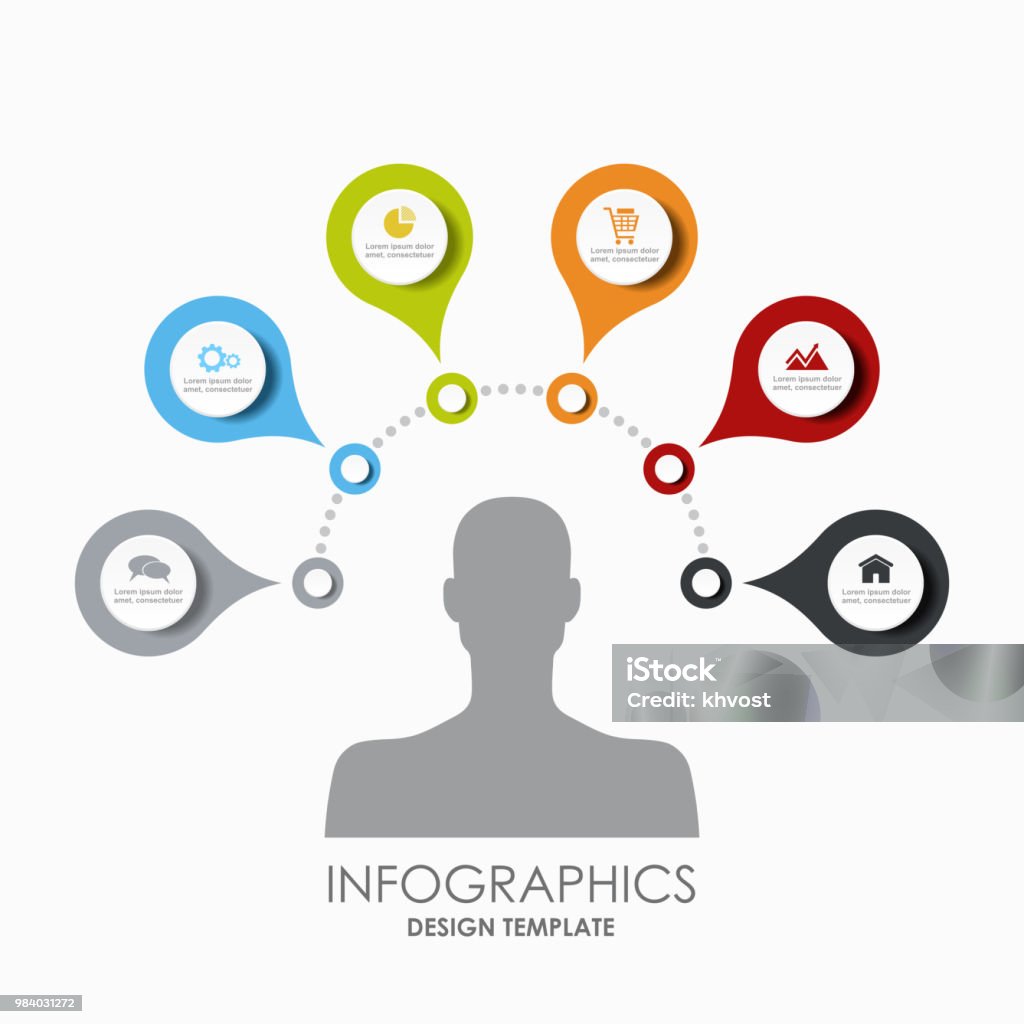 Infographic For Text Infographic Design Template With Place For Your Text Vector ...
