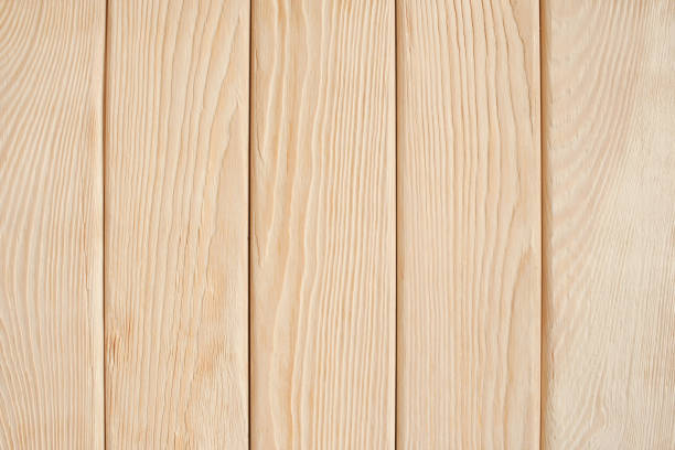 istock Wooden background of light vertical brushed boards. 984032900