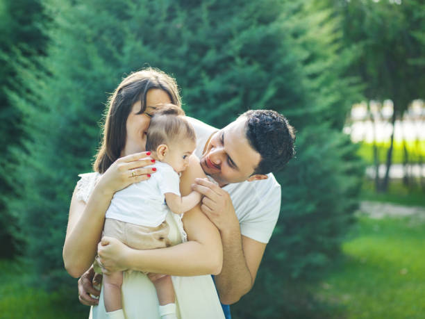 istock Young family with baby boy 984039398