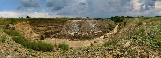 istock Panorama view of a quarry 984039496