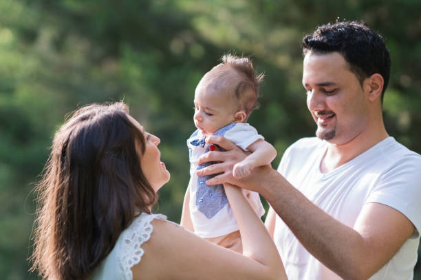 istock Young family with baby boy 984042486