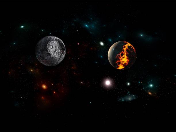 istock Planets and galaxies, science fiction wallpaper. 984045722