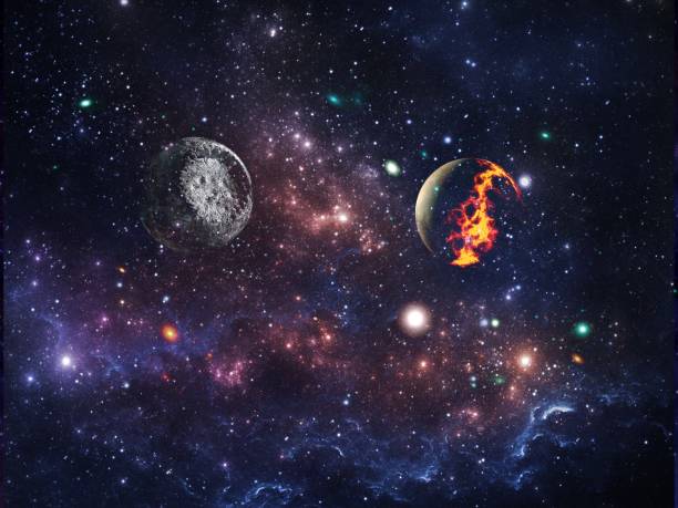 istock Planets and galaxies, science fiction wallpaper. 984045746