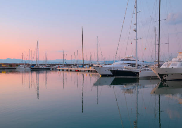 istock yachts moored in the marina 984049928