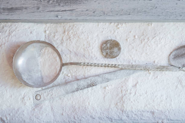 istock Tools for baking in flour. The concept of baking. background 984060248