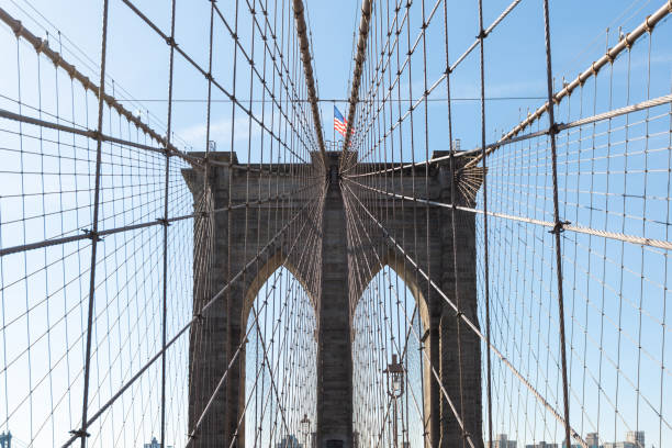istock Brooklyn Bridge Tower, New York City 984065090