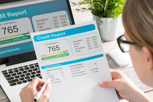 report credit score banking borrowing application risk form