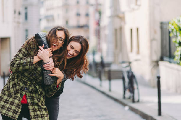 istock Happy girls in Paris 984135208