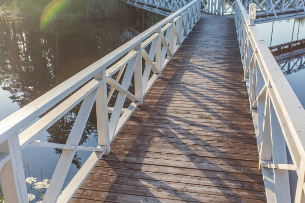 istock view on white bridges over water to the islets 984139494