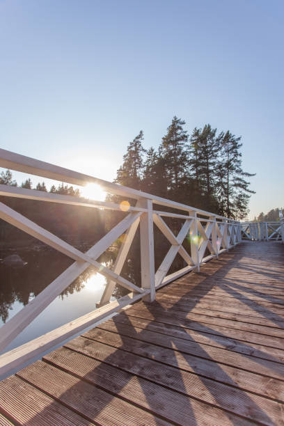 istock view on white bridges over water to the islets 984139574