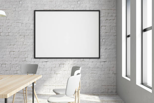 istock Meeting room with poster 984147134