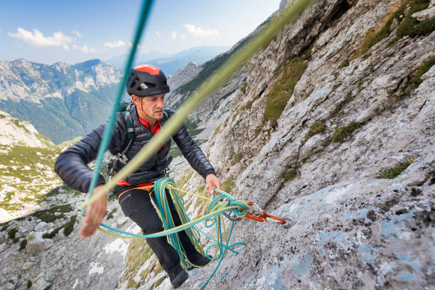 istock Moutain Climber in Berchtesgaden National Park, Mount Hochkalter 984173690