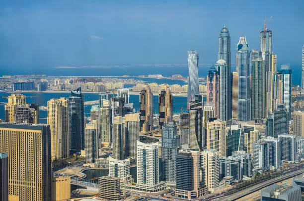 istock Amazing Dubai skyline at the sunset,Dubai, Emirates 984177524