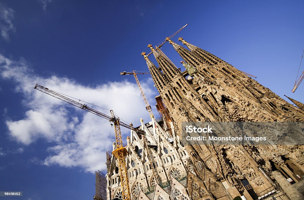 Sagrada Familia in Barcelona, Spain  Antoni Gaudí Stock Photo