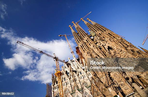 Sagrada Familia In Barcelona Spain Stock Photo - Download Image Now - Antoni Gaudí, Architectural Feature, Architecture