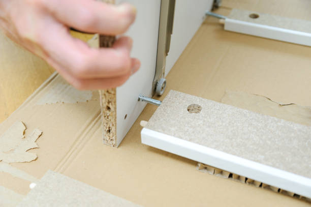 istock Furniture assembly at home. 984191358