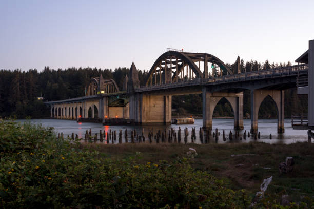 istock Siuslaw river bridge in Florence, Oregon 984210444