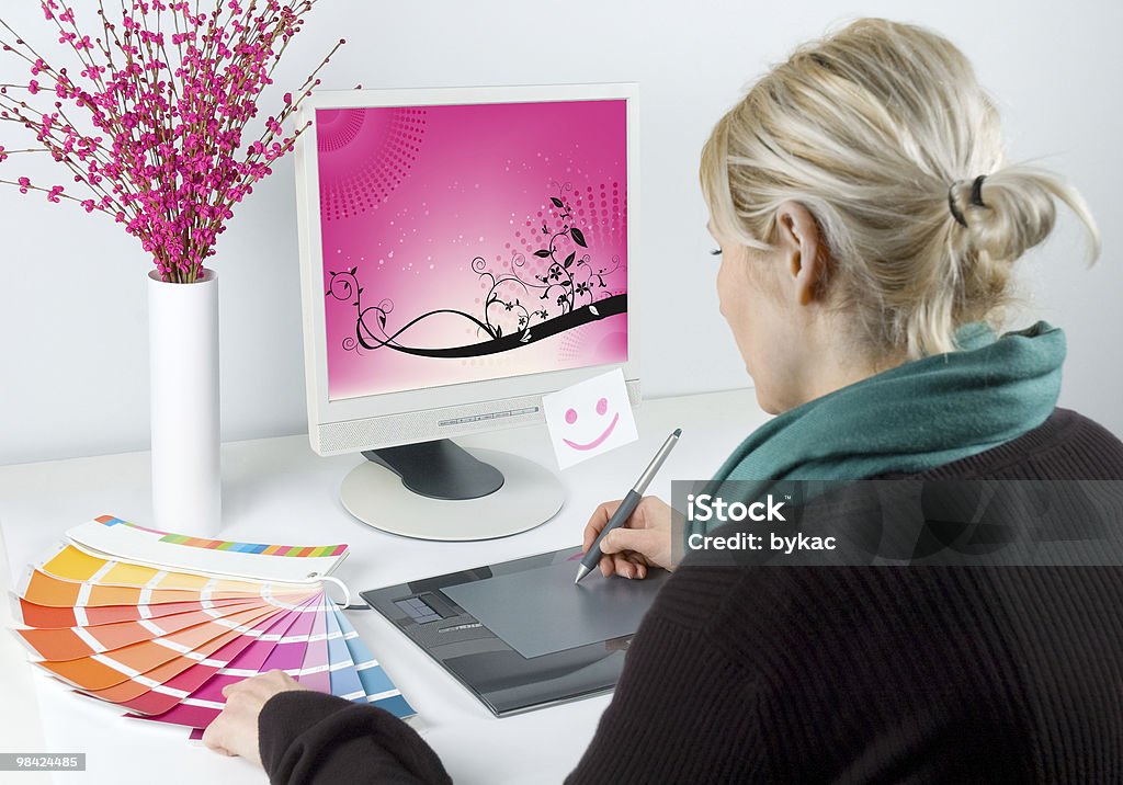 Graphic designer  Graphic Designer Stock Photo