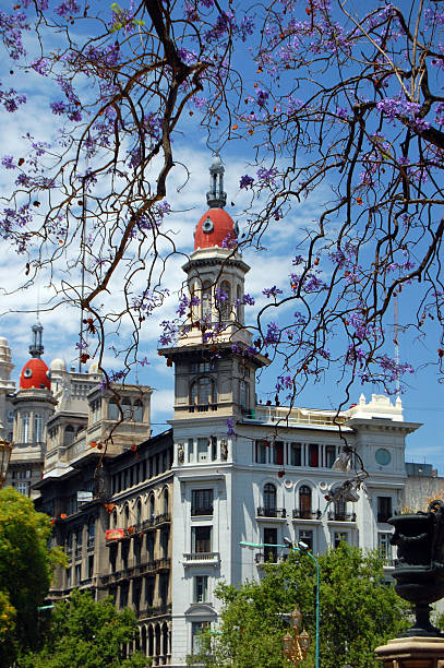 Buenos Aires Apartment Building stock photo